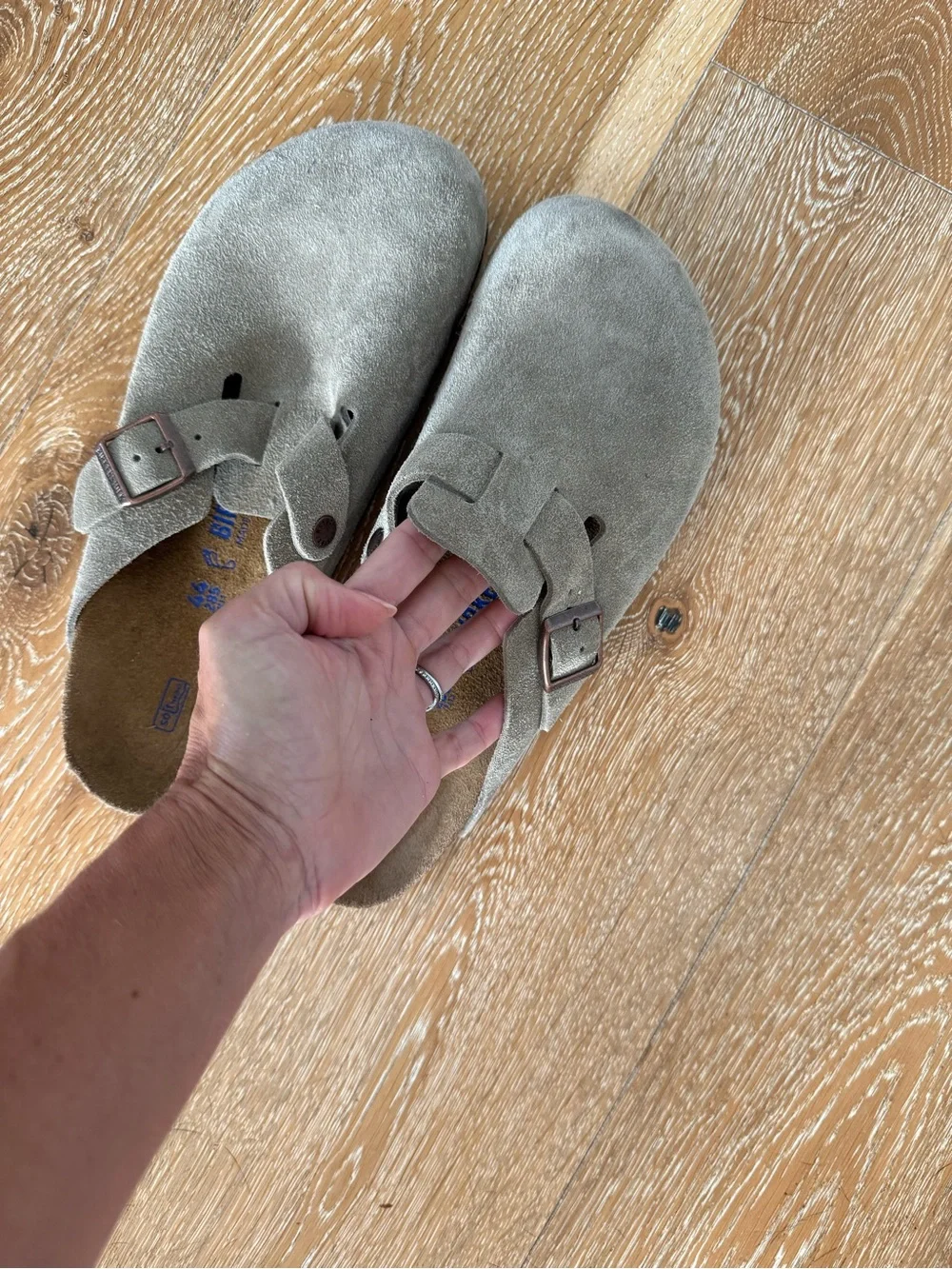 Men’s Birkenstock Suede Leather Sandals – Size 44 (US 10.5 Men’s)